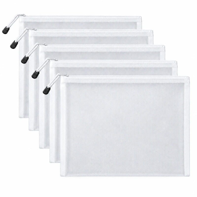 Transparente Aufbewahrungstaschen – 12er Set