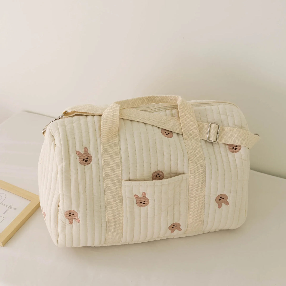 Wickeltasche für Babys – Beige