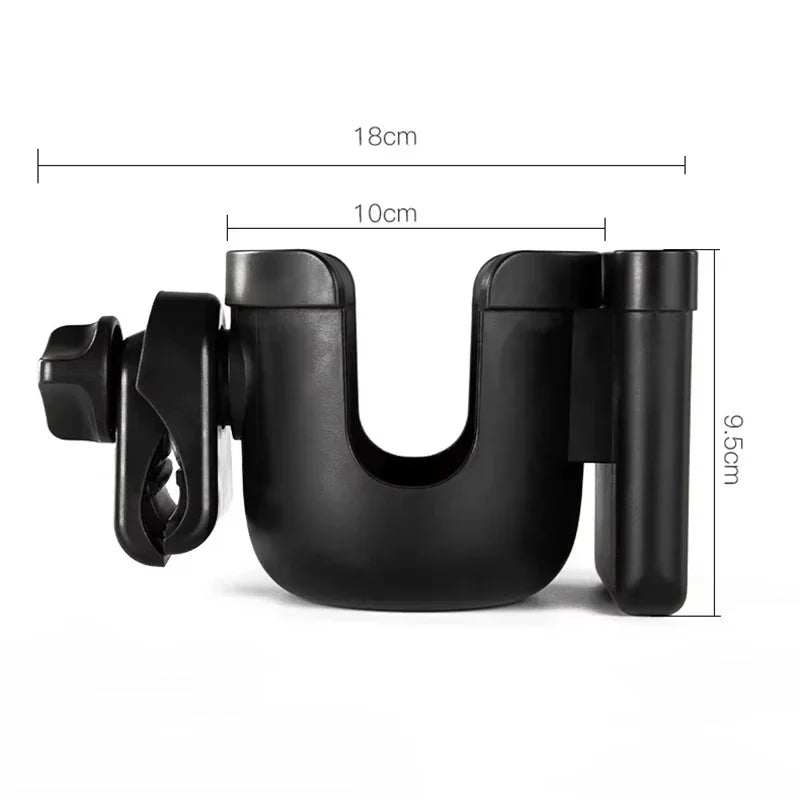 2-in-1 Kinderwagen-Getränkehalter mit Handyhalter