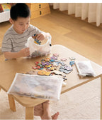 Transparente Aufbewahrungstaschen – 12er Set