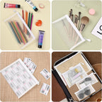 Transparente Aufbewahrungstaschen – 12er Set