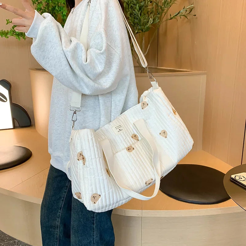 Wickeltasche für Babys – Beige