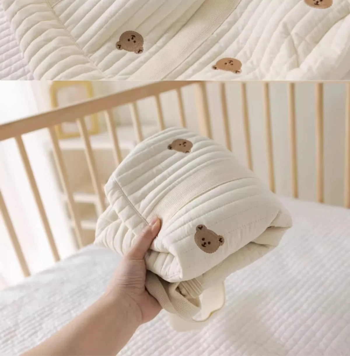 Wickeltasche für Babys – Beige