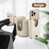2-in-1 Kinderwagen-Getränkehalter mit Handyhalter